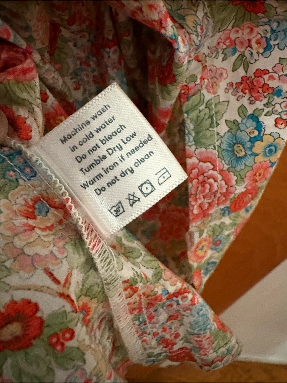 Roller Rabbit Floral Maxi Dress in Green and Coral XS - Picture 8 of 12